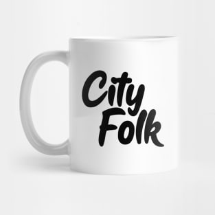 City Folk Logo Mug